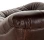 Charley Tufted Leather Swivel Chair