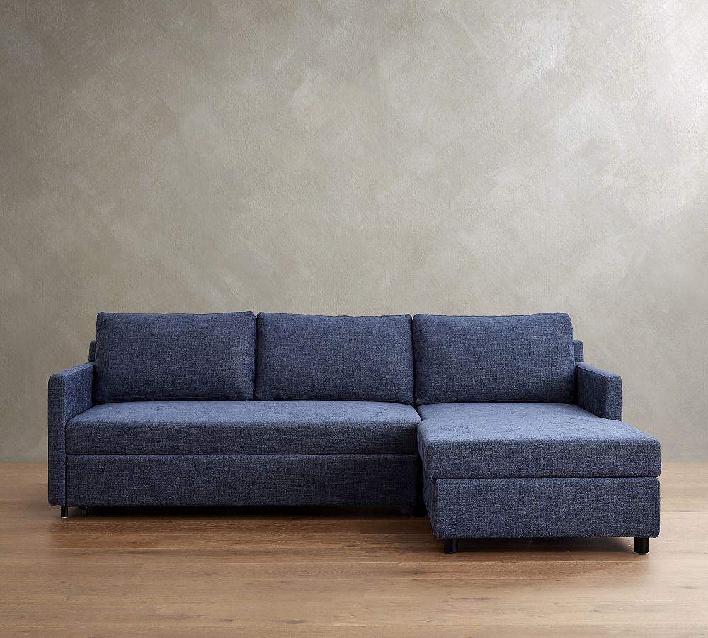 Pacifica Trundle Sleeper Chaise Sectional (Storage Available)