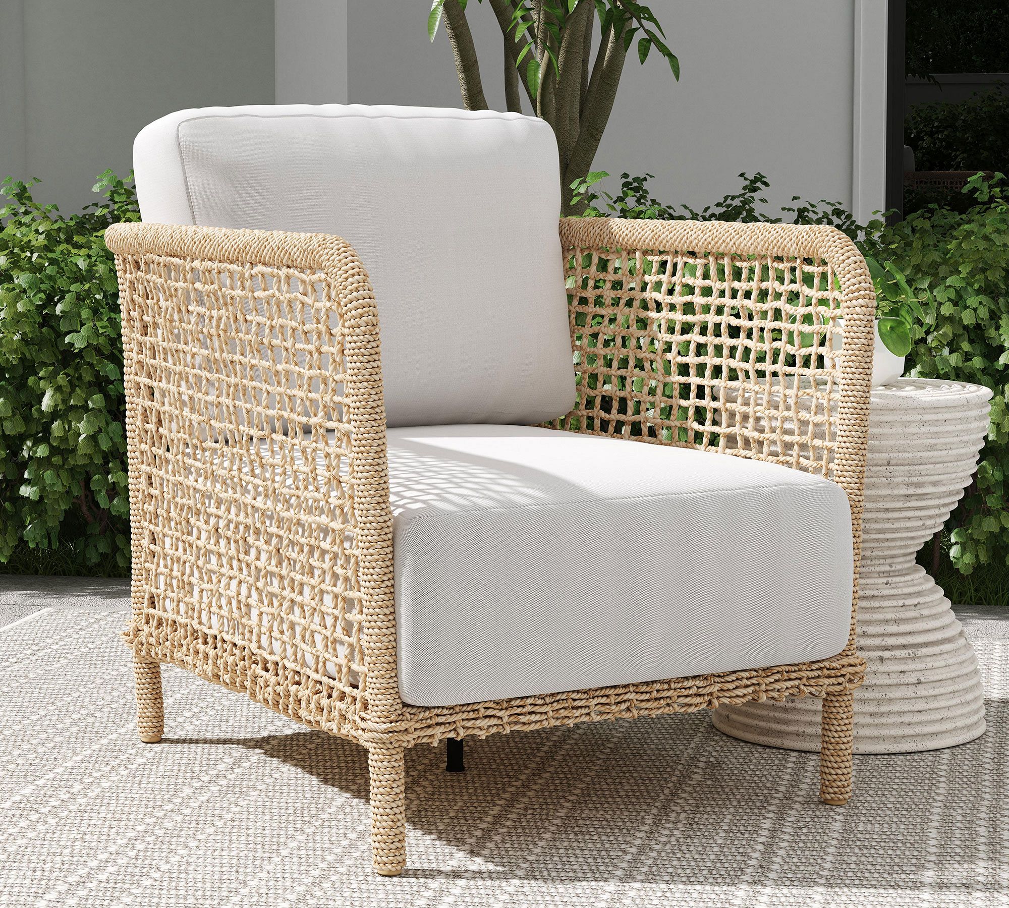 Connely Woven Outdoor Armchair