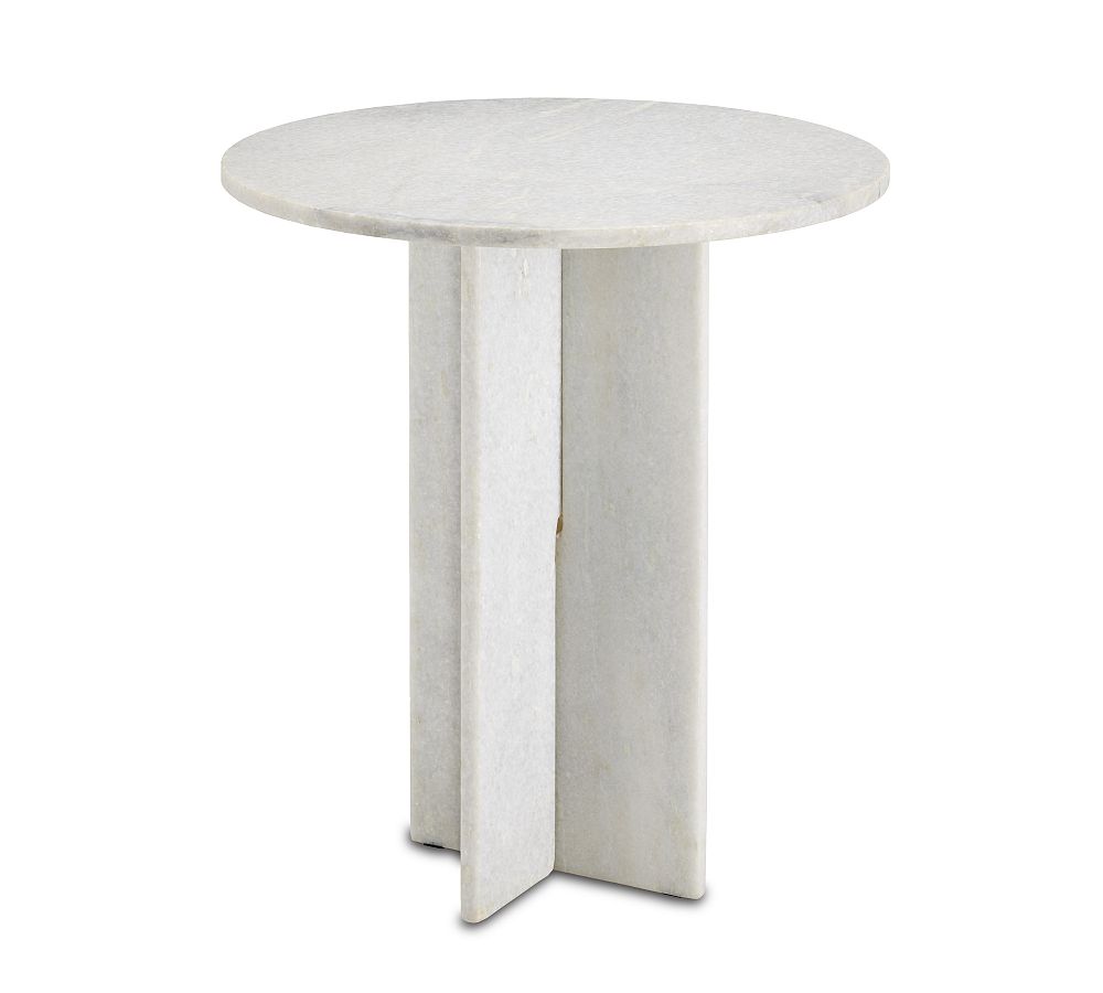 Bolton Round Marble Accent Table (18&quot;)