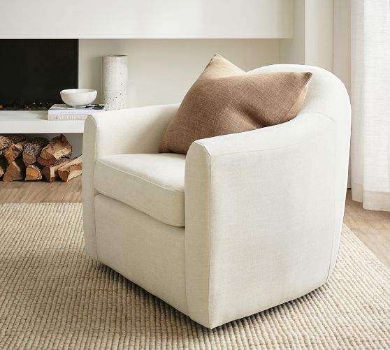 Pottery barn 2024 swivel glider