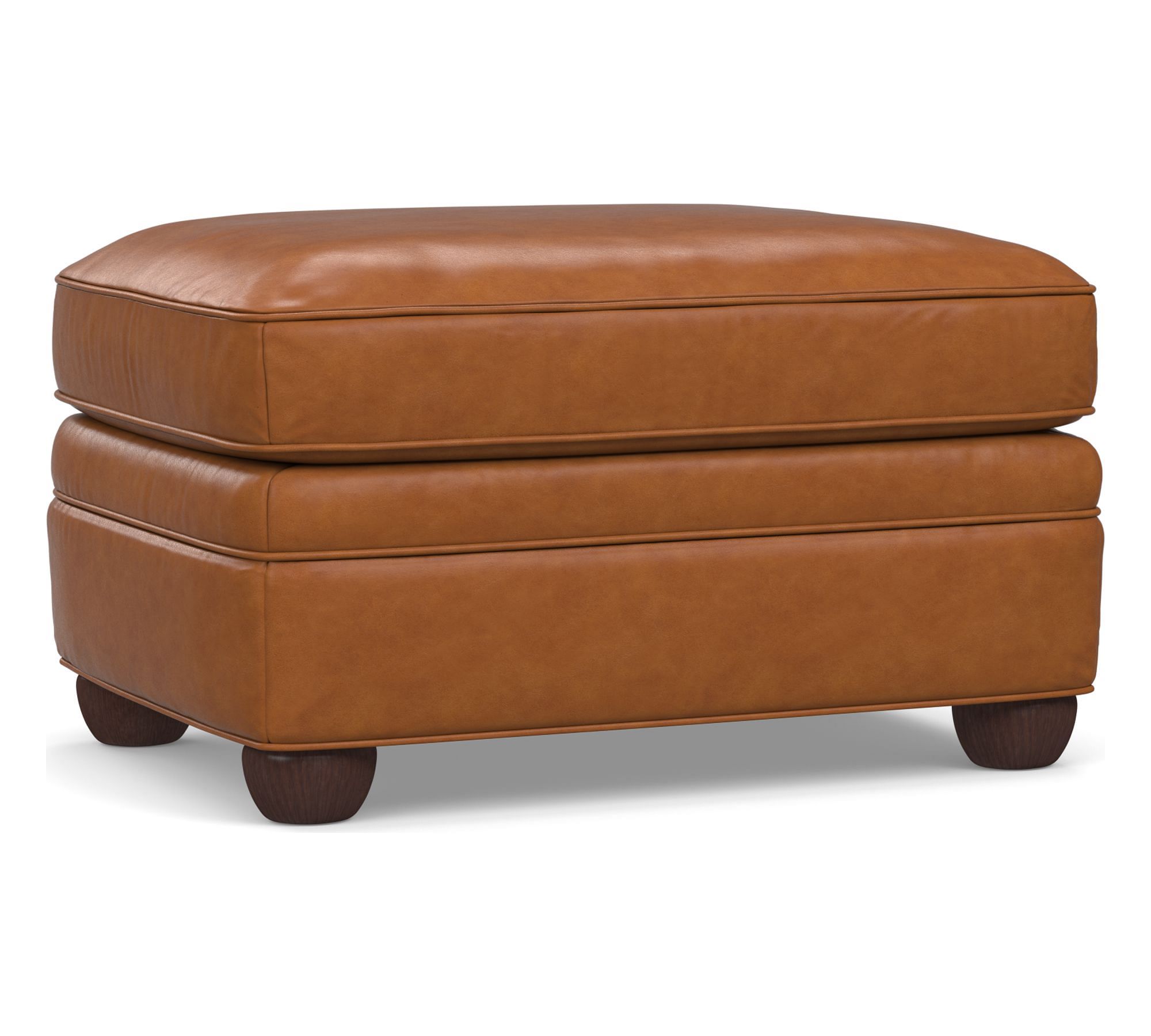 Chesterfield Leather Ottoman