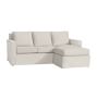 Cameron Square Arm Slipcovered Reversible Chaise Sectional (86&quot;)