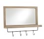 Lucy Entryway Mirror with Hooks