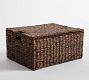 Raleigh Handwoven Seagrass Lidded Baskets