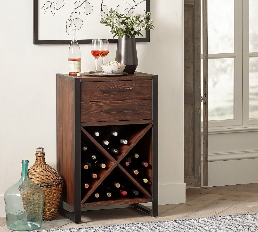 Griffin Reclaimed Wood Wine Console