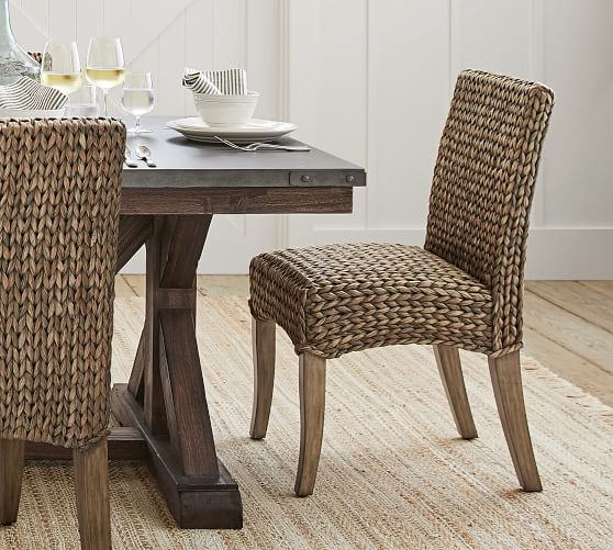 Pottery barn woven chair new arrivals