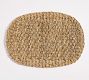 Isla Handwoven Seagrass Oval Charger Plate