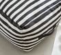 Grant Striped Outdoor Pouf