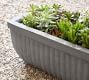 Concrete Fluted Outdoor Planters
