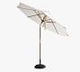 Premium 9' Round Outdoor Patio Umbrella &ndash; Eucalyptus Tilt Frame&#8203;