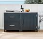 Indio Metal Outdoor Kitchen Two-Drawer &amp; Single-Door Cabinet (62&quot;)