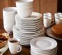 Caterer's Box Rim Porcelain Dinner Plates - Set of 12