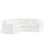 York Square Arm Sectional Component Replacement Slipcovers