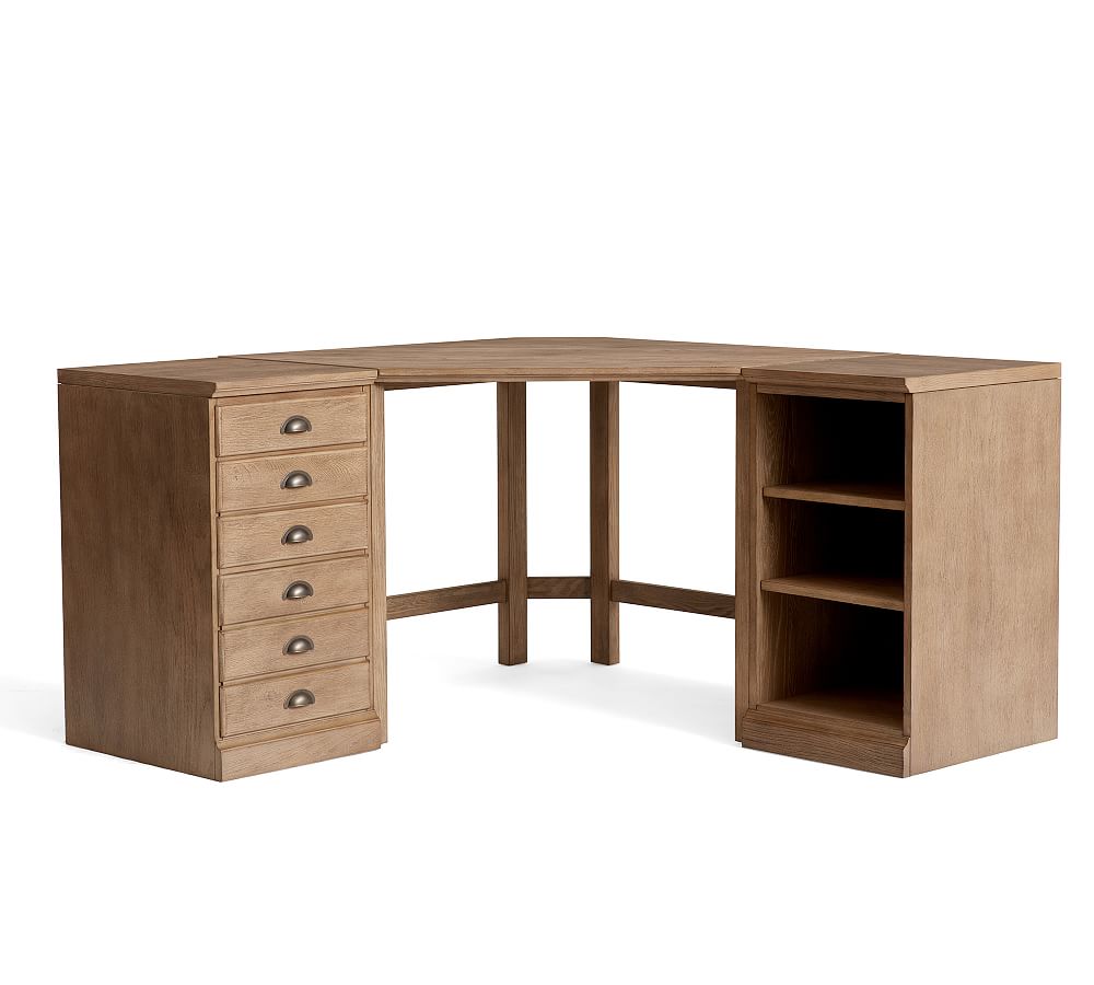 Pottery barn corner desk deals with hutch