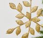Gold Metal Snowflake Ornament