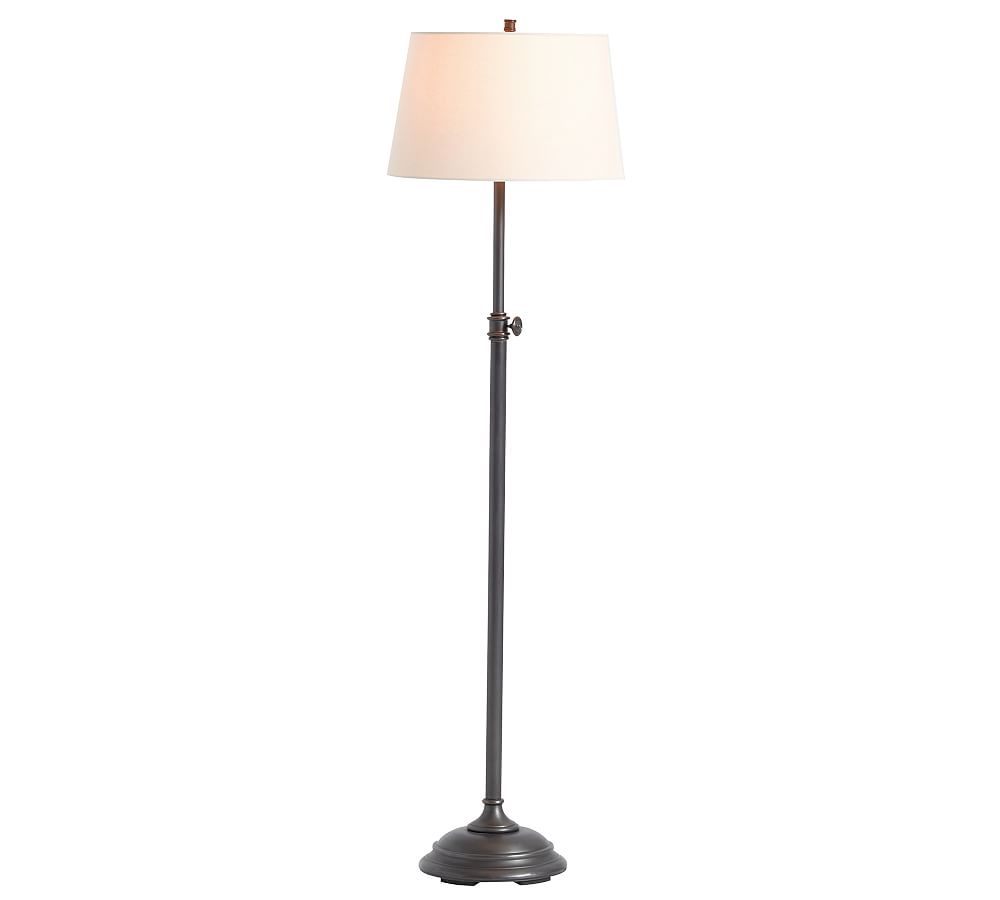 Pottery barn brass on sale floor lamp