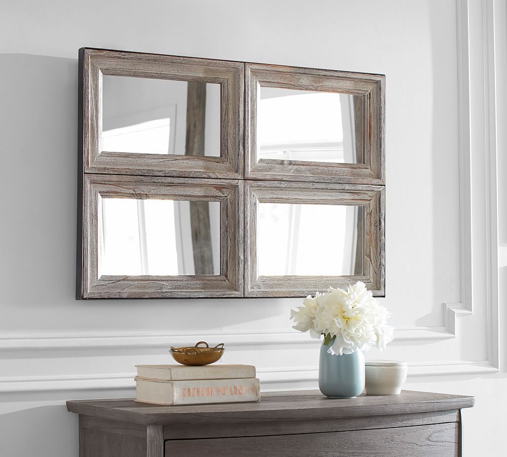 Aiden Accent Paneled Wall Mirror