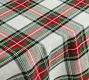 Stewart Plaid Cotton Round Tablecloth