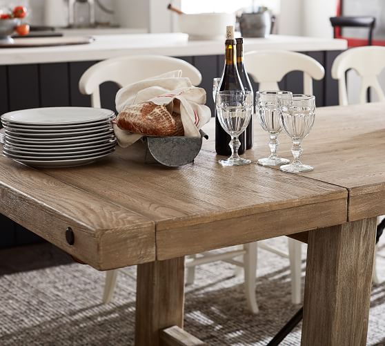 Pottery barn deals benchwright dining table