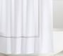 Grand Embroidered Organic Shower Curtain