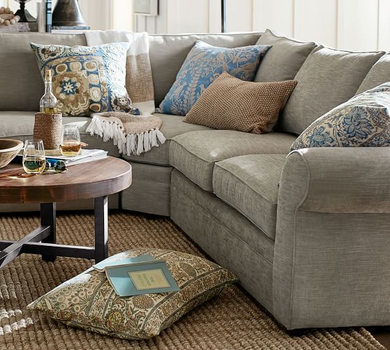 L shaped sofa pottery outlet barn