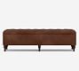 Lorraine Tufted Leather King Storage Bench (71&quot;)