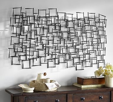 Forged Metal Sculpture, Wall Decor