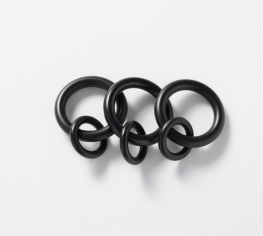 Standard Metal Drape Round Rings