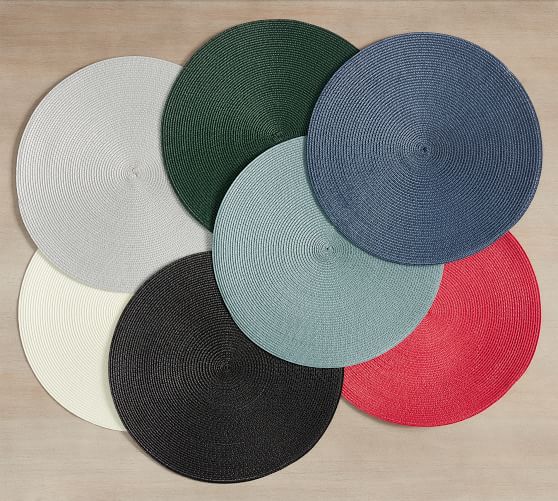 Woven Round Placemats Set of 4 Pottery Barn