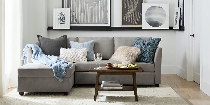 Trundle shop sectional couch