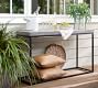 Sloan Indoor/Outdoor Concrete &amp; Iron Console Table