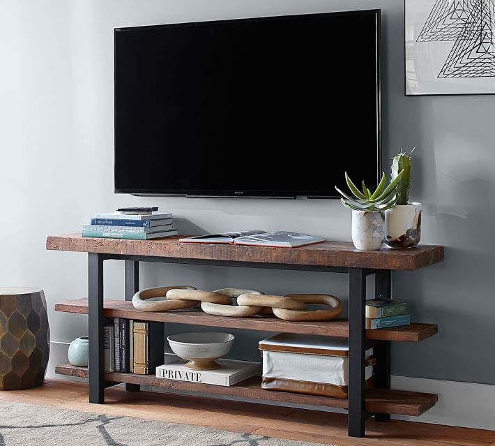 Pottery barn deals media console table