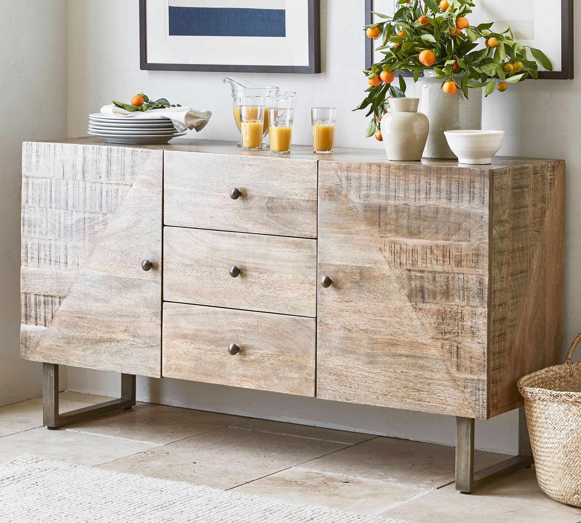 Planked Sideboard Buffet (50")