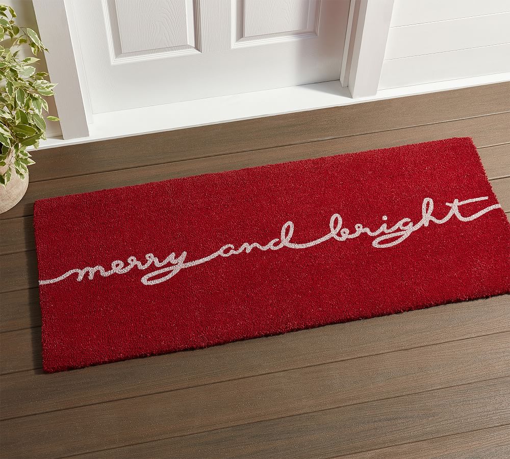 Merry &amp; Bright Doormat