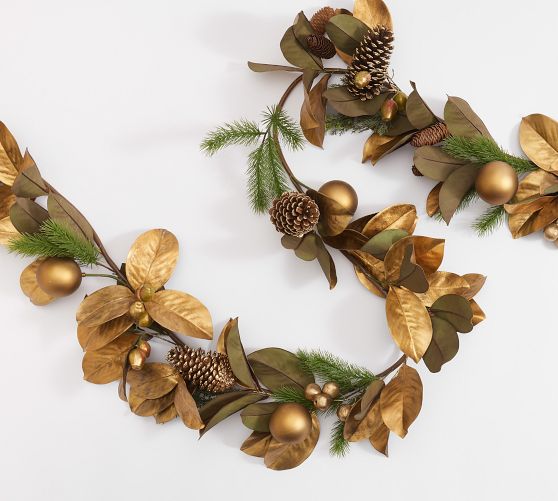 Glittered Natural Pinecone Ornament