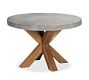 Abbott Concrete &amp; Acacia Dining Table + Huntington Chair Dining Set