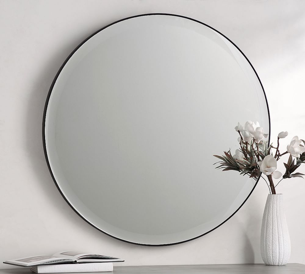 Madalyn Round Beveled Edge Wall Mirror - 36&quot;