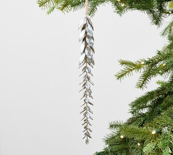 Jeweled Icicle Ornament Pottery Barn