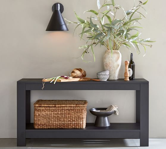 Pottery barn deals black side table