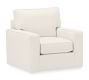 PB Comfort Square Arm Swivel Chair