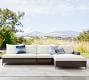 Build Your Own - Torrey Wicker Square Arm Loveseat Chaise Outdoor Sectional Components
