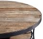 Bartlett Round Reclaimed Wood End Table (20&quot;)