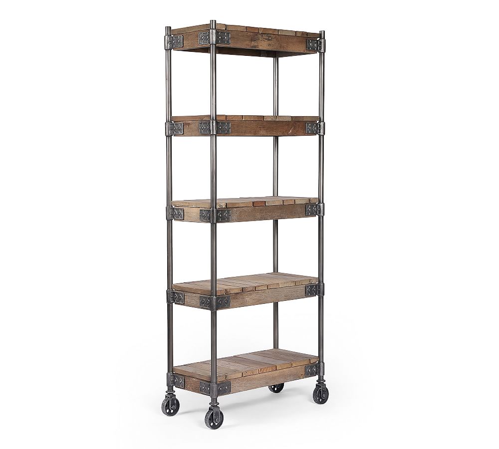 Williams Reclaimed Wood Open Bookcase