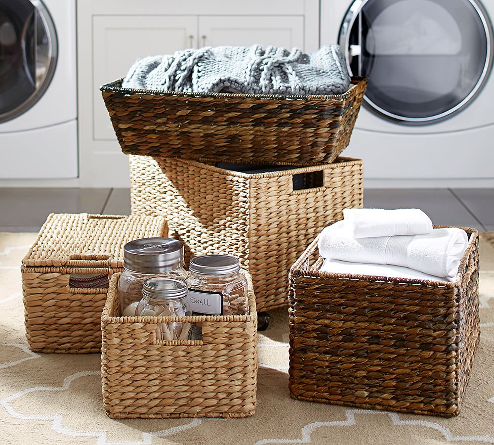 Havana Handwoven Seagrass Underbed Baskets | Pottery Barn