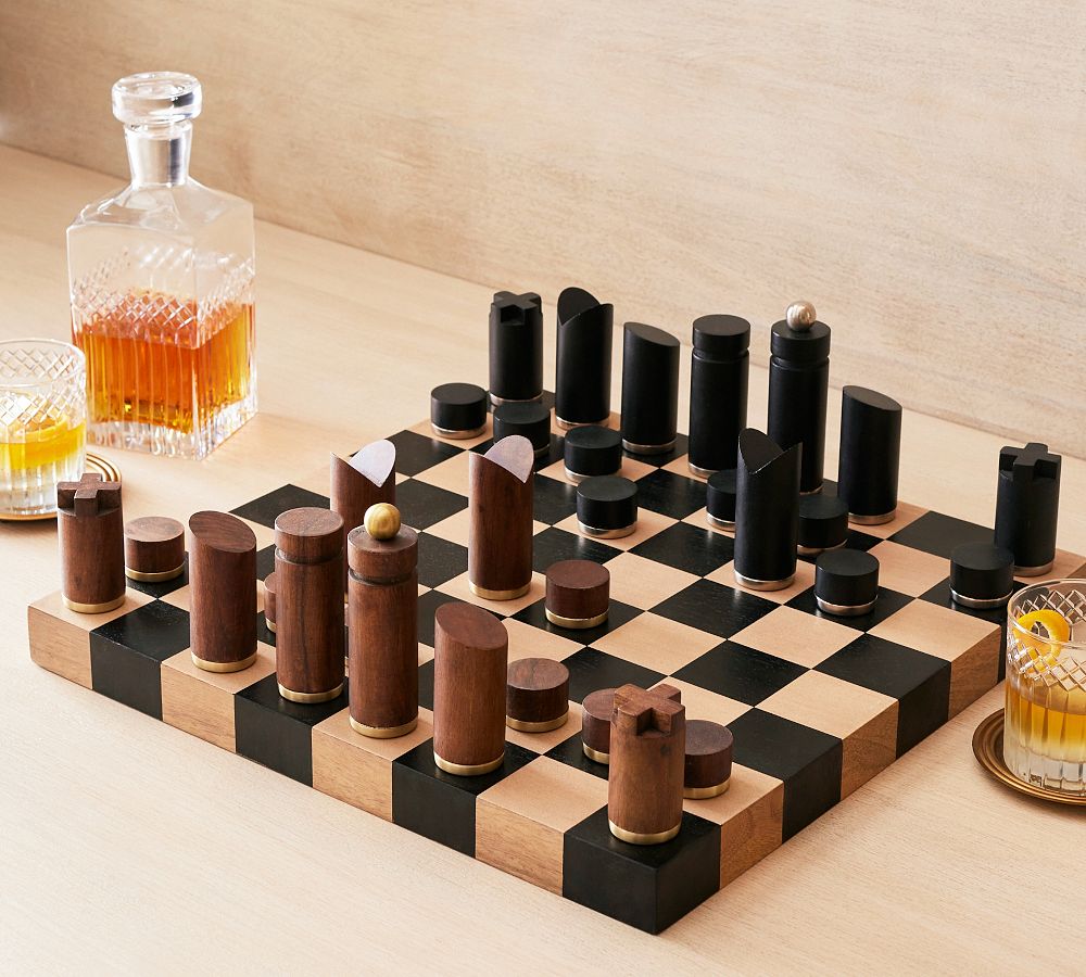Wooden Chess Board Game | Pottery Barn