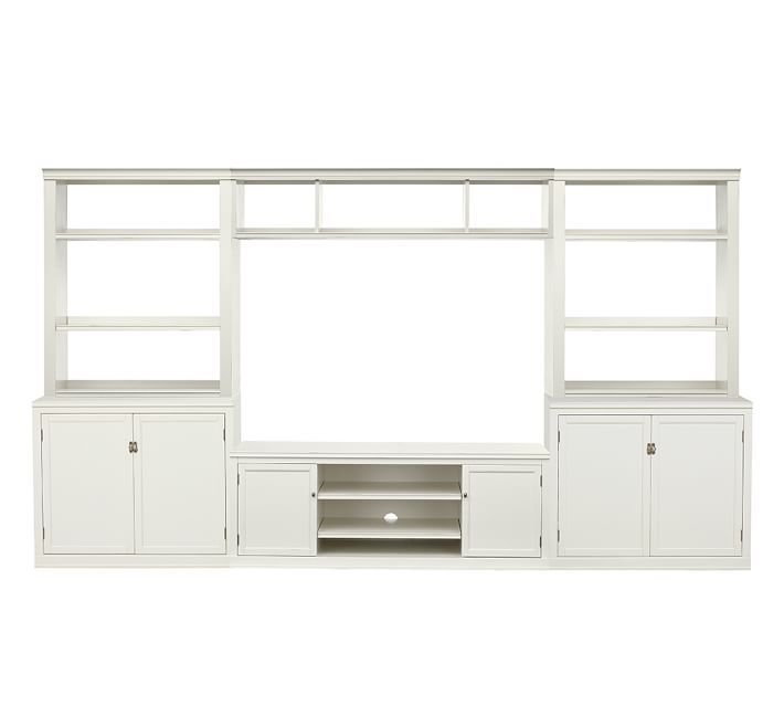 Logan 6 Piece Entertainment Center Pottery Barn
