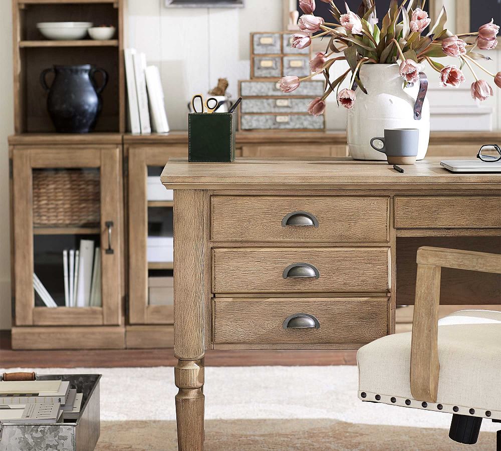 Pottery barn printer's keyhole outlet desk