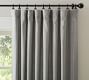 Custom Emery Linen Curtain - Flagstone | Pottery Barn