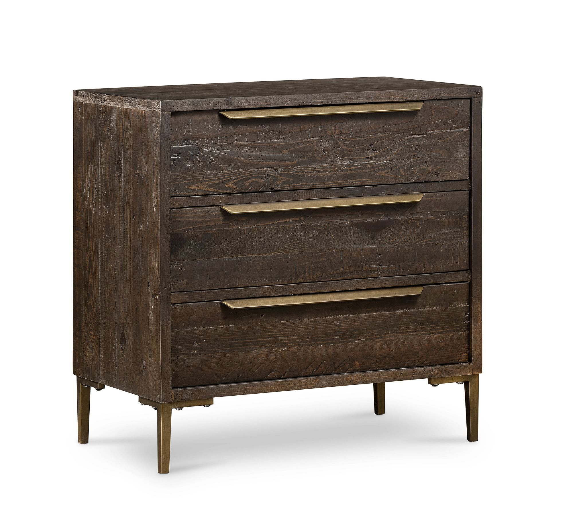 Braden Reclaimed Wood 3-Drawer Dresser (30")